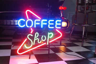 Coffee Shop neon signing