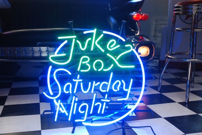 Juke Box Saturday Night - neon sign