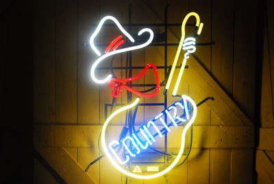 Country Cowboy neon sign