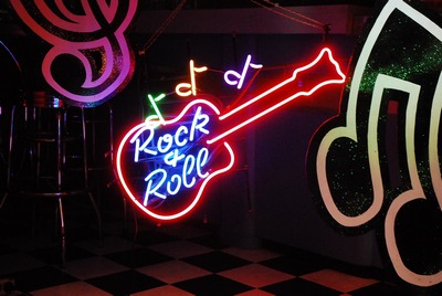 Rock & Roll Neon gitaar