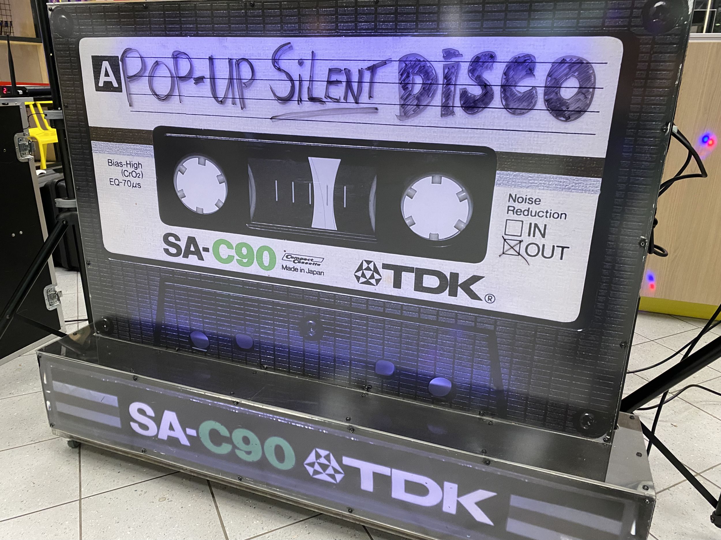 LED DJ Booth Cassette Tape