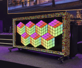 3D LED Kubus retro DJ Booth