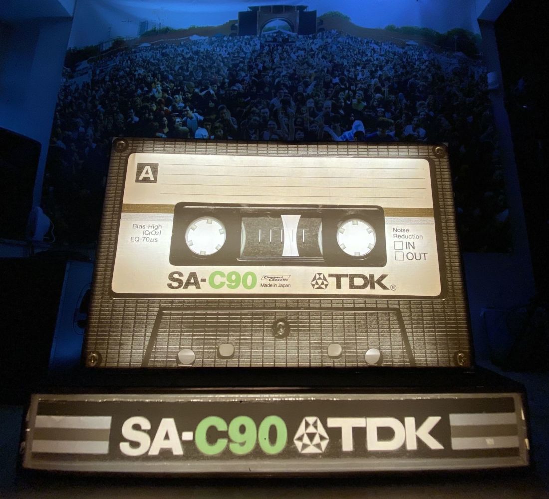 LED DJ Booth Cassette Tape