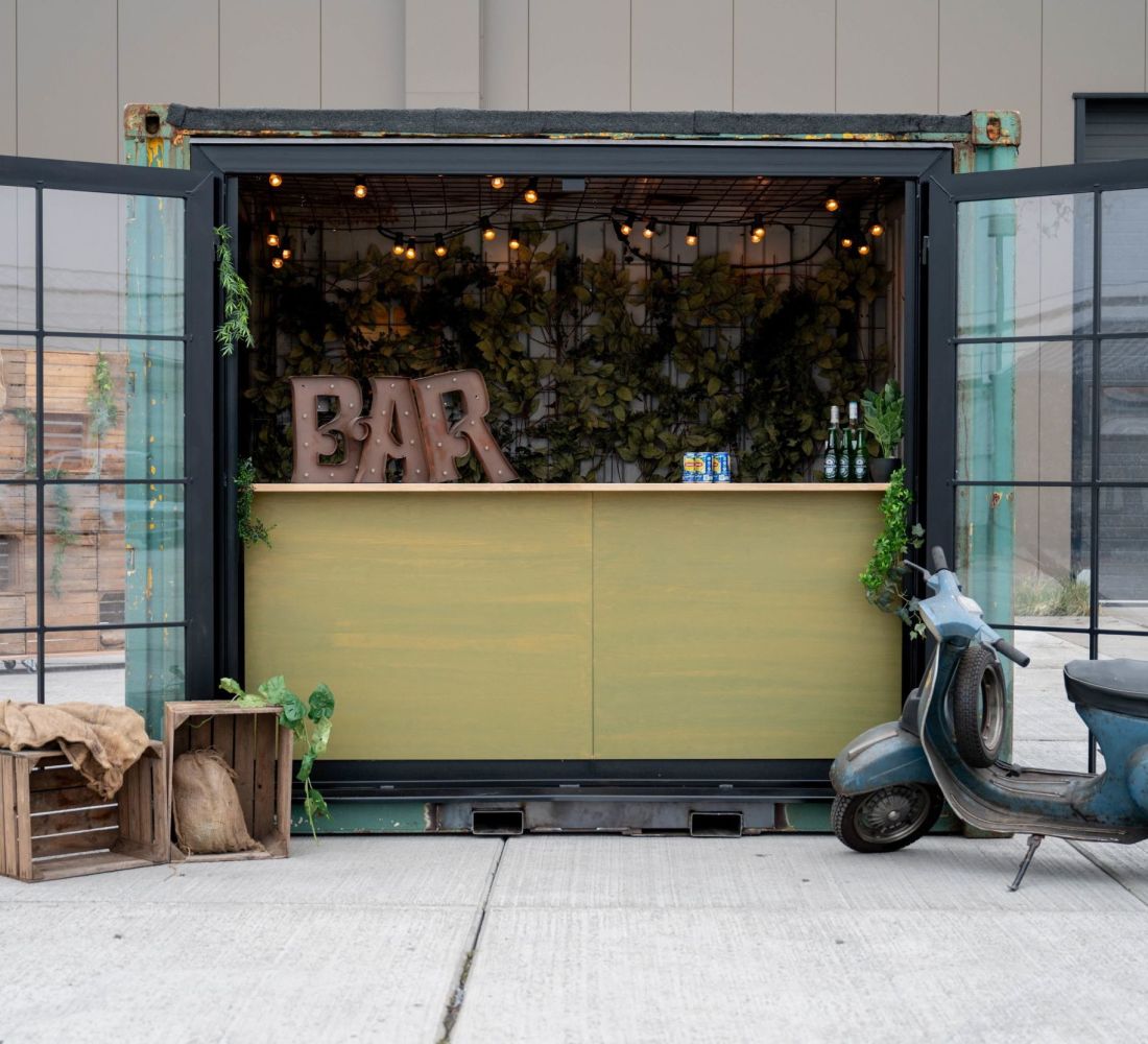 Container bar uitgiftepunt Groen 